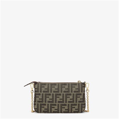 pochette stoffa fendi|fendi baguette pouch.